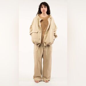NIN STUDIO Beige Jacket Handmade in Mexico City